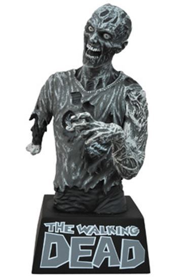 Picture of The Walking Dead Hucha Zombie Black & White 20 cm
