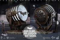 Foto de Dark Knight Rises Figuras John Blake & Jim Gordon with Bat-Signal