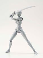 Picture of S.H. Figuarts Figura Woman Deluxe Set Grey Version 15 cm