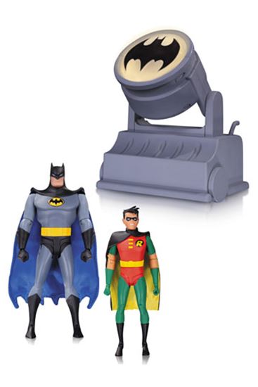 Picture of Batman The Animated Series: Batman y Robin con Batseñal