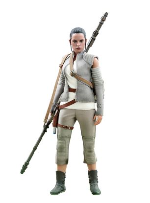 Picture of Star Wars Episode VII Figura Movie Masterpiece 1/6 Rey Resistance Outfit Hot Toys Exclusive 28 cm