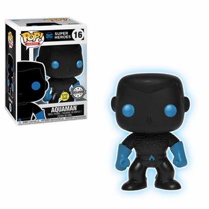 Picture of Justice League Movie POP! Movies Vinyl Figura Aquaman Silhouette GITD 9 cm