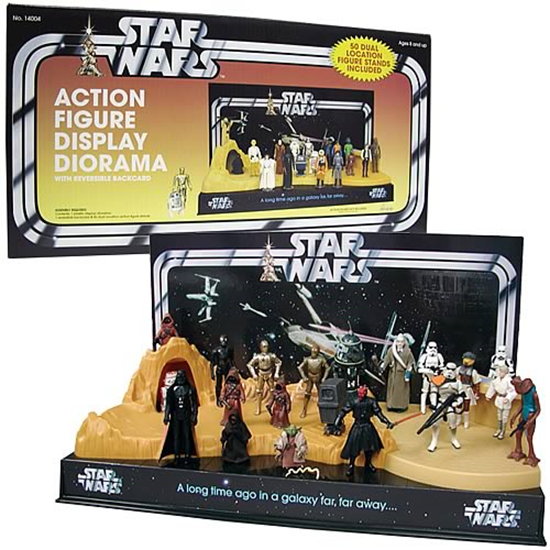 Foto de Star Wars Action Figure Display Diorama Set