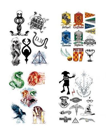 Picture of Harry Potter Set 35 Tatuajes Temporales