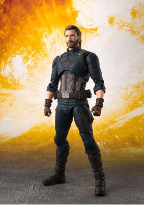 Picture of Vengadores Infinity War Figura S.H. Figuarts Captain America & Tamashii Effect Explosion 16 cm