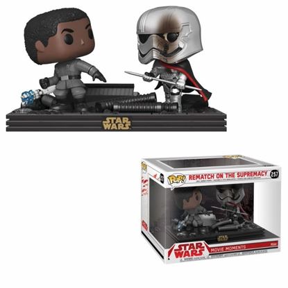 Picture of Star Wars Pack de 2 POP! Movie Moments Vinyl Cabezón Finn vs Captain Phasma 9 cm