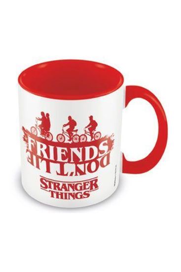 Picture of Stranger Things Taza Coloured Inner Friends Don't Lie