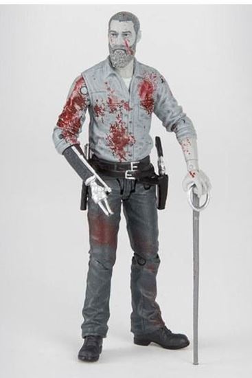 Foto de The Walking Dead Figura Rick (Bloody B&W) 15 cm