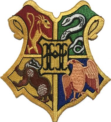Imagen de Parche Textil Hogwarts (versión libro) - Harry Potter