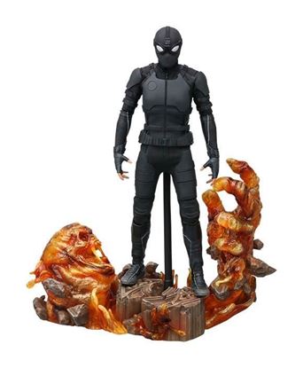 Picture of Spider-Man: Far from Home Figura Movie Masterpiece 1/6 Spider-Man (Stealth Suit) Deluxe Version 29 cm