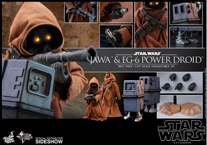 Picture of Star Wars Episode IV Pack de 2 Figuras Movie Masterpiece 1/6 Jawa & EG-6 Power Droid 18-21 cm Figuras Star Wars. RESERVA