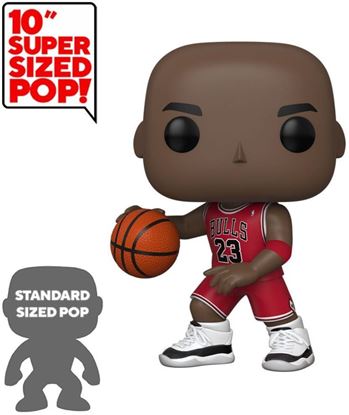 Picture of NBA Figura Super Sized POP! Vinyl Michael Jordan (Red Jersey) 25 cm.