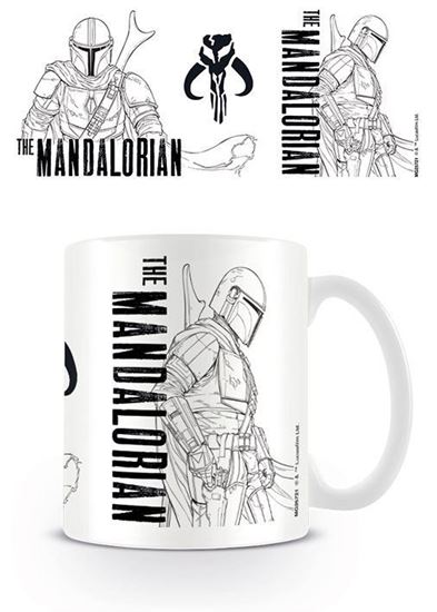 Picture of Star Wars The Mandalorian Taza Line Art
