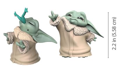 Picture of PACK THE CHILD BABY YODA FUERZA + RANA SET 2 FIGURAS 5,5CM STAR WARS THE BOUNTY COLLECTION