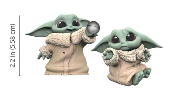 Foto de PACK THE CHILD BABY YODA BOLA + PENA SET 2 FIGURAS 5,5CM STAR WARS THE BOUNTY COLLECTION