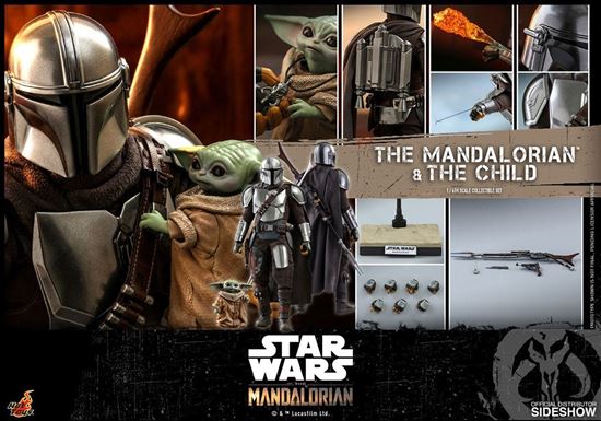 Foto de Star Wars The Mandalorian Pack de 2 Figuras 1/6 The Mandalorian & The Child 30 cm Figuras Star Wars RESERVA