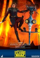 Foto de Star Wars The Clone Wars Figura 1/6 Anakin Skywalker & STAP 31 cm