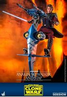 Foto de Star Wars The Clone Wars Figura 1/6 Anakin Skywalker & STAP 31 cm RESERVA