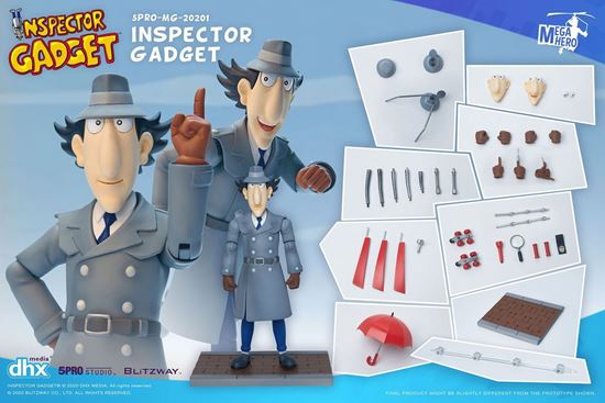 Picture of Inspector Gadget Figura 1/12 Mega Hero Inspector Gadget 17 cm