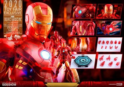 Picture of Iron Man 2 Figura MM 1/6 Iron Man Mark IV (Holographic Version) 2020 Toy Fair Exclusive 30 cm