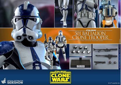 Picture of Star Wars The Clone Wars Figura 1/6 501st Battalion Clone Trooper 30 cm RESERVA