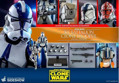 Picture of Star Wars The Clone Wars Figura 1/6 501st Battalion Clone Trooper (Deluxe) 30 cm