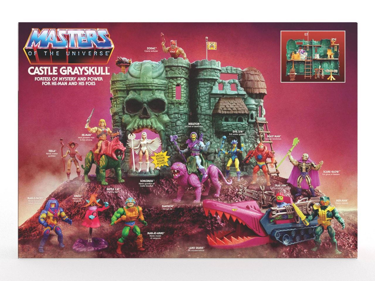 Icon Heroes Masters Of The Universe Castle Grayskull Statue Deluxe Accessory Set Video Review & Images