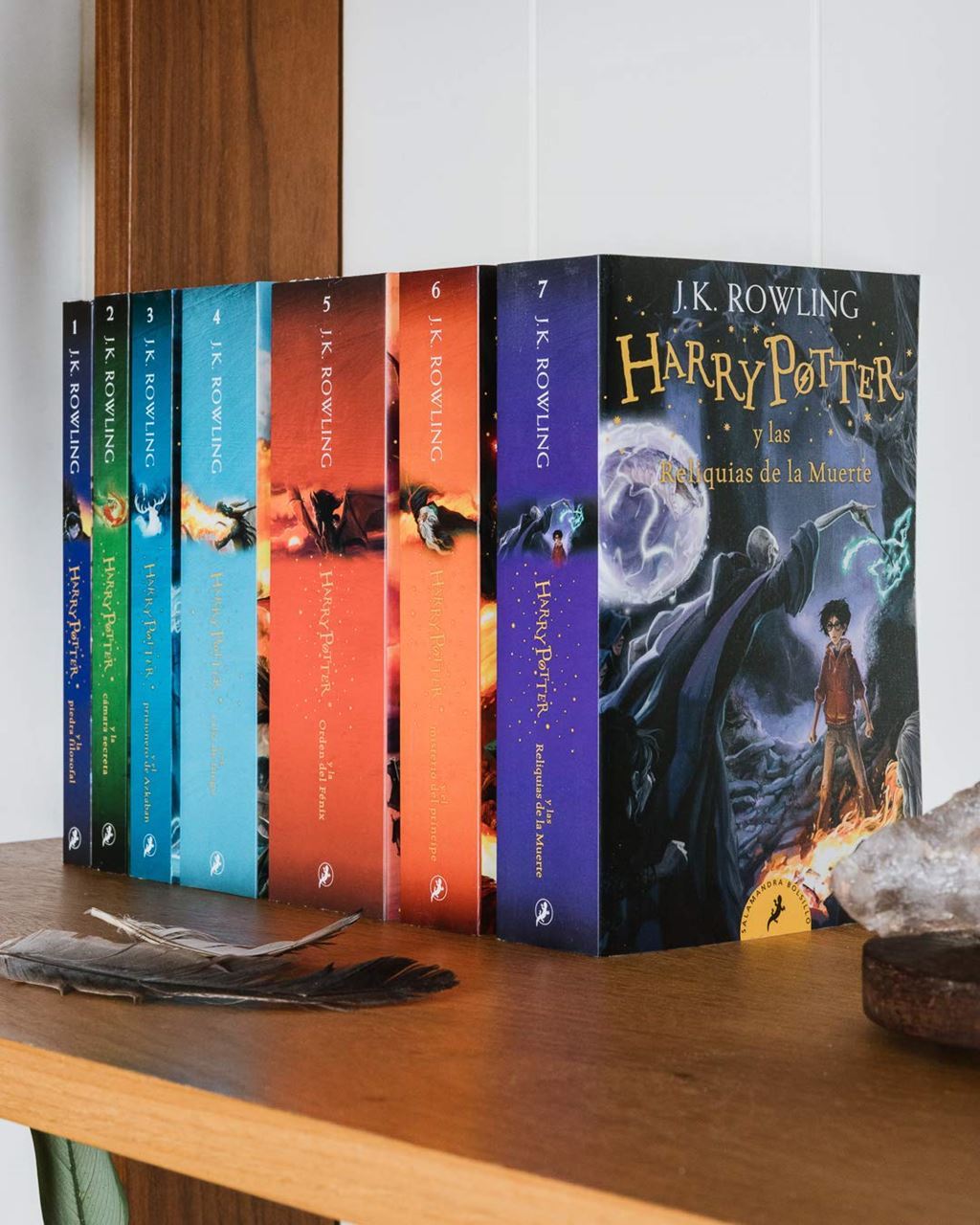 Pack Harry Potter La Serie Completa Castellano Tapa Blanda