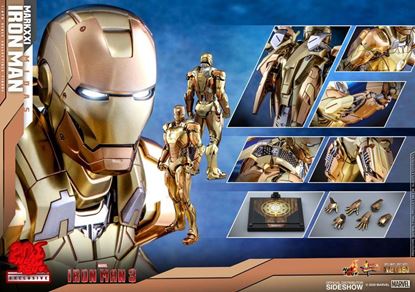 Picture of Iron Man 3 Figura Movie Masterpiece 1/6 Iron Man Mark XXI Midas Hot Toys Exclusive 32 cm RESERVA