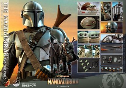 Imagen de Star Wars The Mandalorian Pack de 2 Figuras 1/4 The Mandalorian & The Child 46 cm