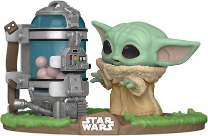 Picture of Star Wars The Mandalorian POP! Deluxe Vinyl Figura The Child (Grogu) Egg Canister 9 cm