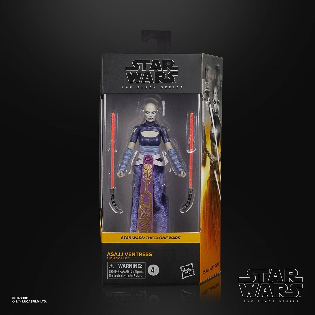 Star Wars Black Series Figuras 15 cm 2021 Wave 2 Asajj Ventress (The Clone  Wars)