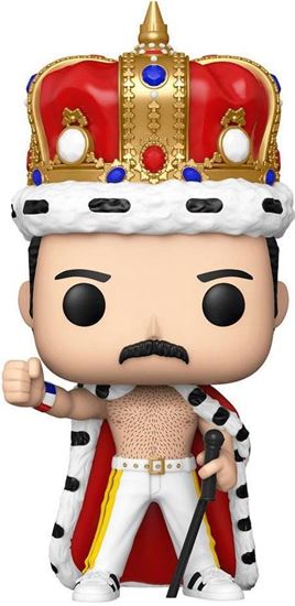 Picture of Queen POP! Rocks Vinyl Figura Freddie Mercury King 9 cm