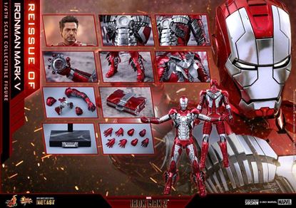 Picture of Iron Man 2 Figura Movie Masterpiece Series Diecast 1/6 Iron Man Mark V 32 cm RESERVA