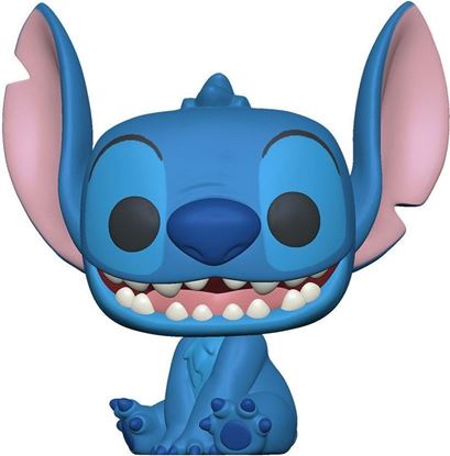 Picture of Lilo & Stitch POP! Disney Vinyl Figura Smiling Seated Stitch 9 cm