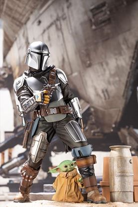 Picture of Star Wars The Mandalorian Estatua ARTFX 1/7 Mandalorian & The Child 26 cm