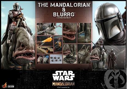 Picture of Star Wars The Mandalorian Pack de 2 Figuras 1/6 The Mandalorian & Blurrg 37 cm