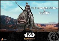 Foto de Star Wars The Mandalorian Pack de 2 Figuras 1/6 The Mandalorian & Blurrg 37 cm
