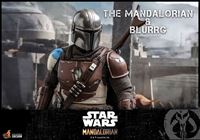 Foto de Star Wars The Mandalorian Pack de 2 Figuras 1/6 The Mandalorian & Blurrg 37 cm