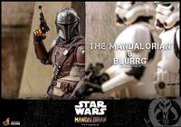 Foto de Star Wars The Mandalorian Pack de 2 Figuras 1/6 The Mandalorian & Blurrg 37 cm RESERVA