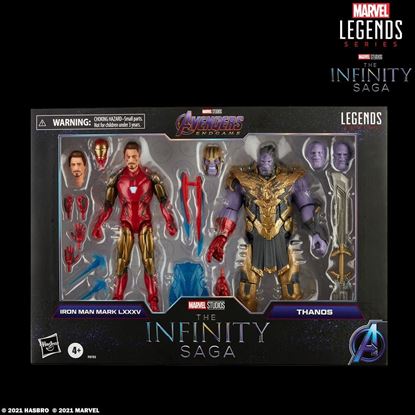 Picture of The Infinity Saga Marvel Legends Series Pack de 2 Figuras 2021 Iron Man & Thanos (Endgame) 15 cm