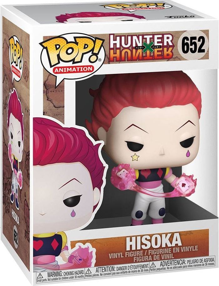 Hunter x Hunter Figura POP! Animation Vinyl Hisoka 9 cm - Atlántica 3.0