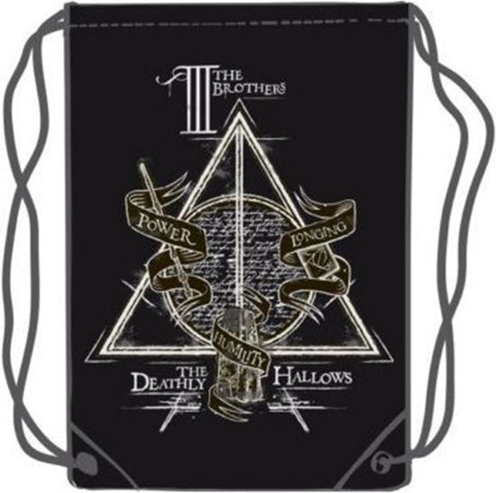 Mochila de Cuerdas Reliquias de la Muerte - Harry Potter - Atlántica 3.0