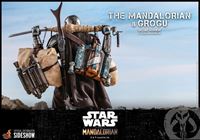 Picture of Star Wars The Mandalorian Pack de 2 Figuras 1/6 The Mandalorian & Grogu Deluxe Version 30 cm