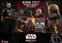 Foto de Star Wars The Mandalorian Figura 1/6 Boba Fett (Repaint Armor) and Throne 30 cm RESERVA