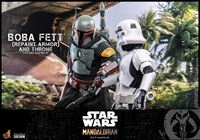 Foto de Star Wars The Mandalorian Figura 1/6 Boba Fett (Repaint Armor) and Throne 30 cm RESERVA