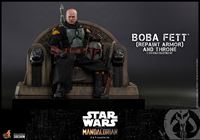 Foto de Star Wars The Mandalorian Figura 1/6 Boba Fett (Repaint Armor) and Throne 30 cm RESERVA