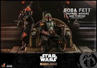 Foto de Star Wars The Mandalorian Figura 1/6 Boba Fett (Repaint Armor) and Throne 30 cm RESERVA