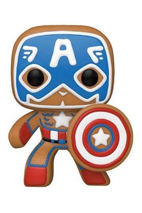 Picture of Marvel Figura POP! Vinyl Holiday Captain America 9 cm.DISPONIBLE APROX: ENERO 2022