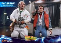 Foto de Regreso al futuro Figura Movie Masterpiece 1/6 Doc Brown (Deluxe Version) 30 cm